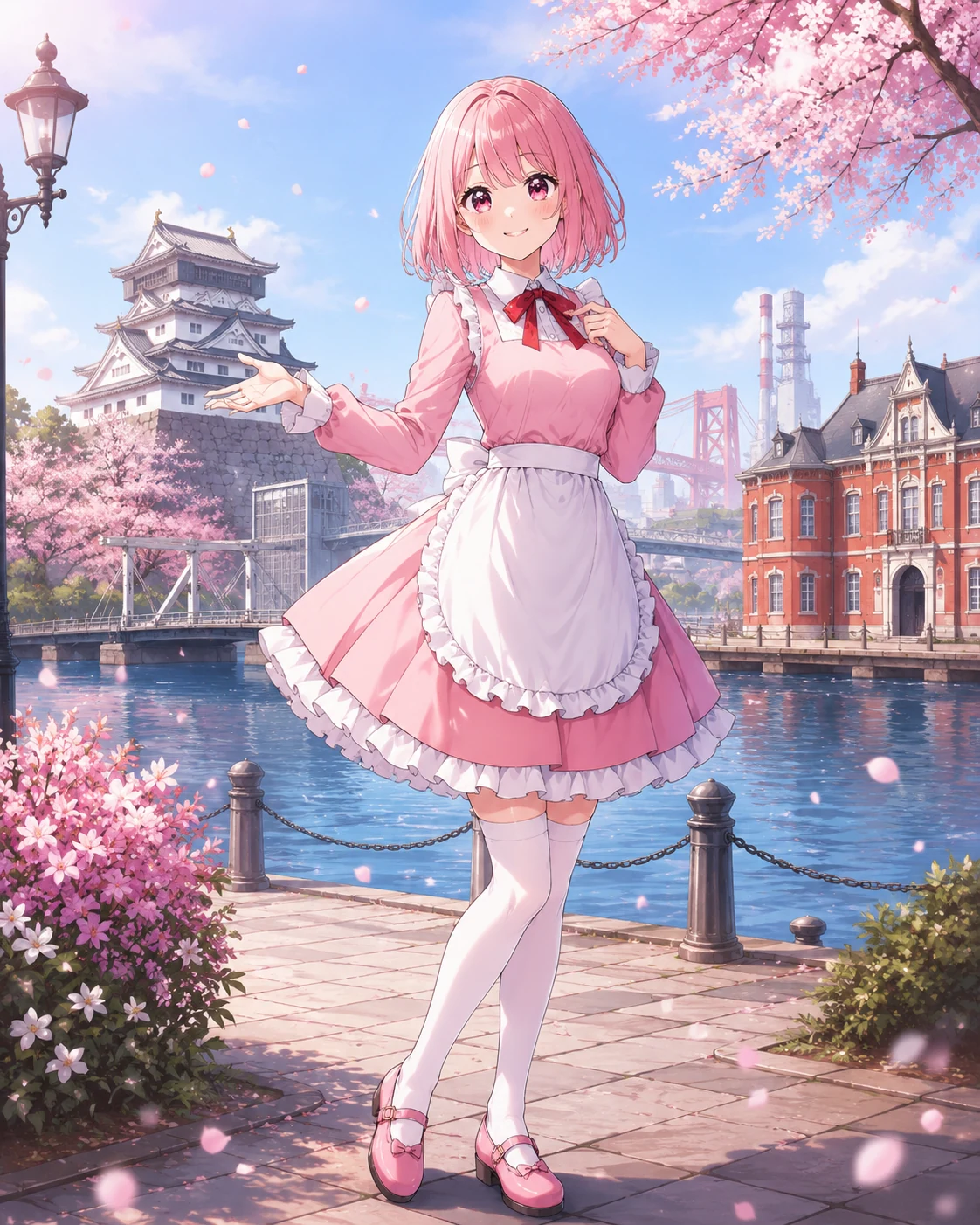 北九州の風景と花咲のんのプロフィールビジュアル